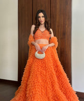 Fiza Ivory Suede Embelished Hobo Bag