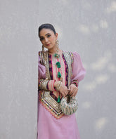 Elly Ivory Suede Embellished Hobo Bag