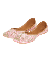 Aurora Hand-Embroidered Leather Jutti