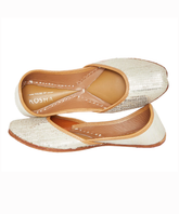 Sahiba Hand-Embroidered Leather Jutti