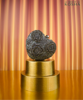 Cora Grey Suede Embellished Heart Bag