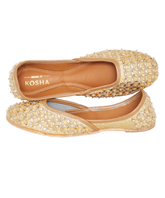 Always Yours Hand-Embroidered Leather Jutti