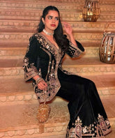 Mia Gold Georgette Embellished Mini Cylinder Bag