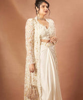 Gulzar Gold & Silver Georgette Embellished Potli