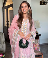 Alara Green Suede Embellished Hobo Bag