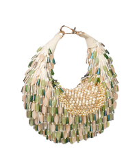 Alara Green Pastel Suede Embellished Hobo Bag