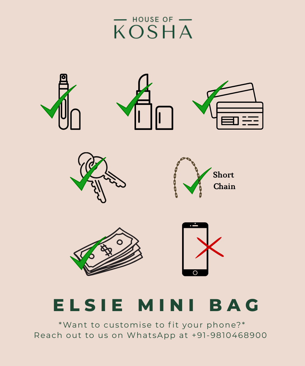 Elsie Gold & Silver Suede Mini Bag