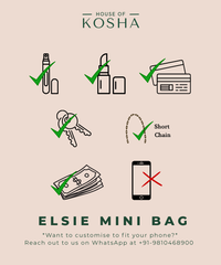 Elsie Gold & Silver Suede Mini Bag