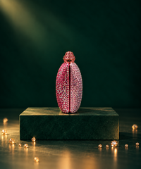 Pixie Pink Ombre Rhinestone Pillow Clutch