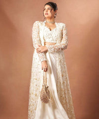 Gulzar Gold & Silver Georgette Embellished Potli