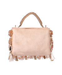 Mirage Gold Mirrorwork Embellished Vanity Bag
