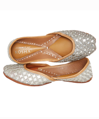 Sheesh Hand-Embroidered Leather Jutti