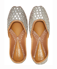 Sheesh Hand-Embroidered Leather Jutti