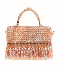 Melody Golden Embellished Box Bag