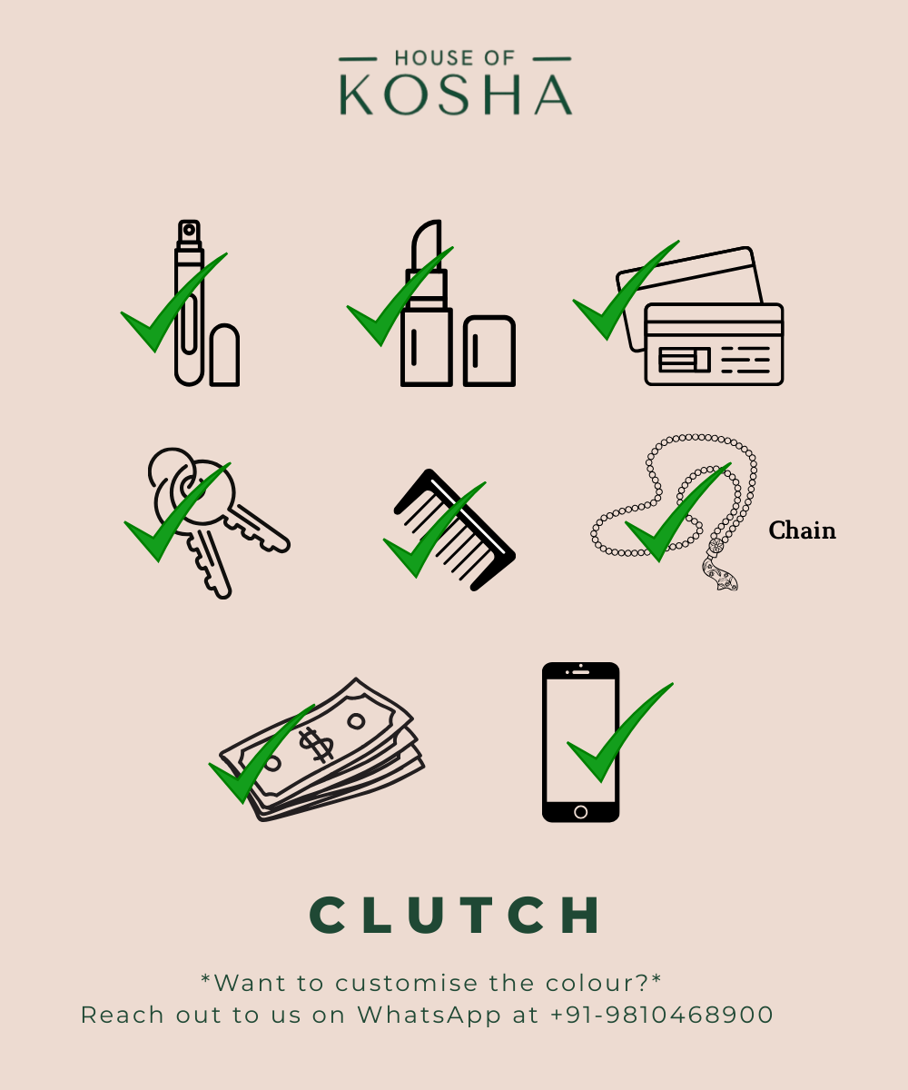 Grace Silver Suede Embellished Clutch