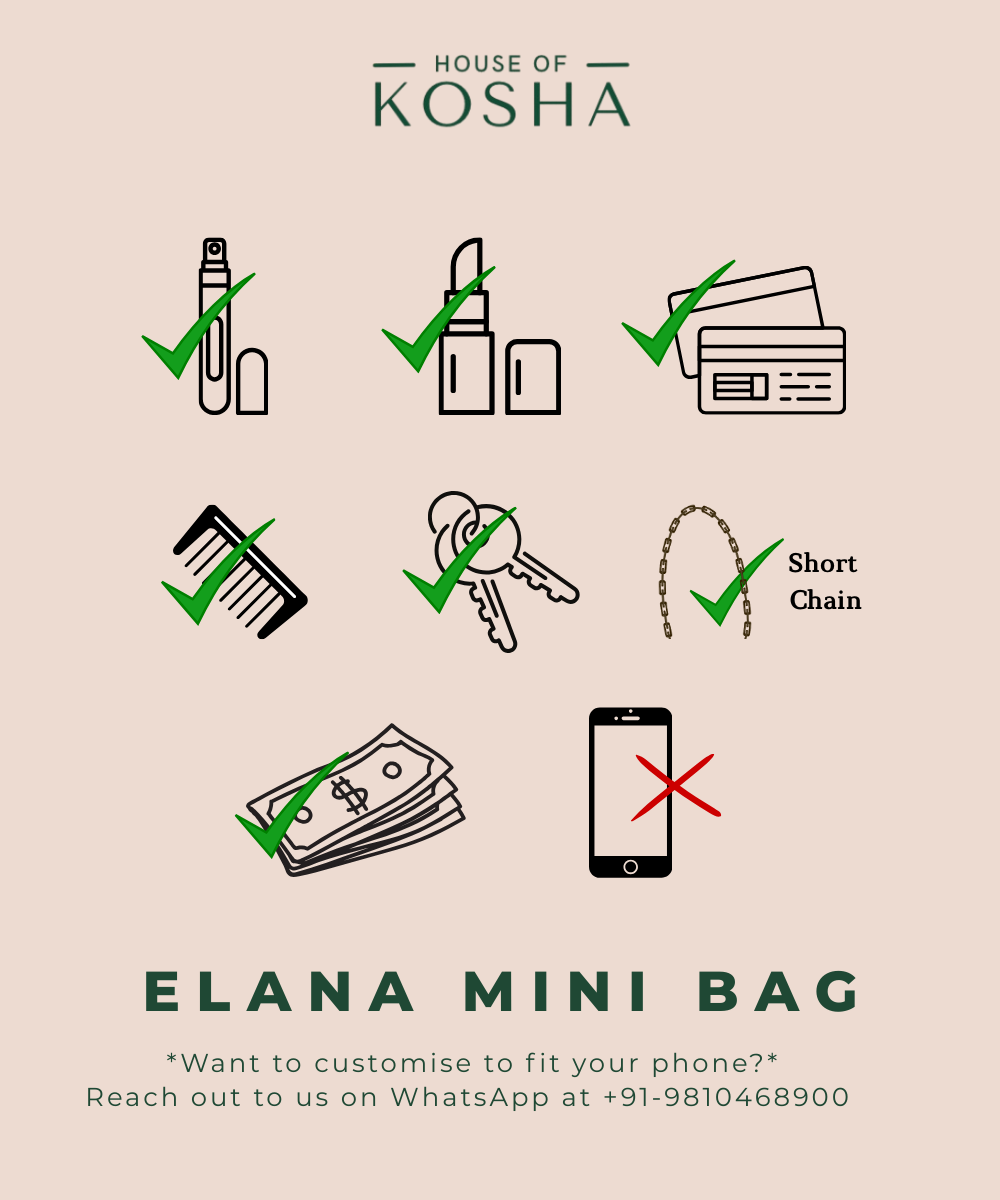 Elana Denim Pearl Embellished Mini Bag