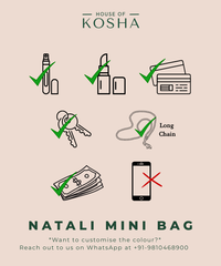 Natali Green Embellished Mini Bag With Gold Chain