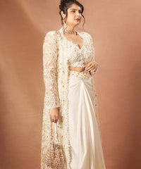 Gulzar Gold & Silver Georgette Embellished Potli