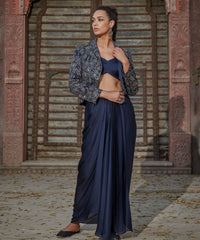 Beeba Hand-Embroidered Leather Jutti